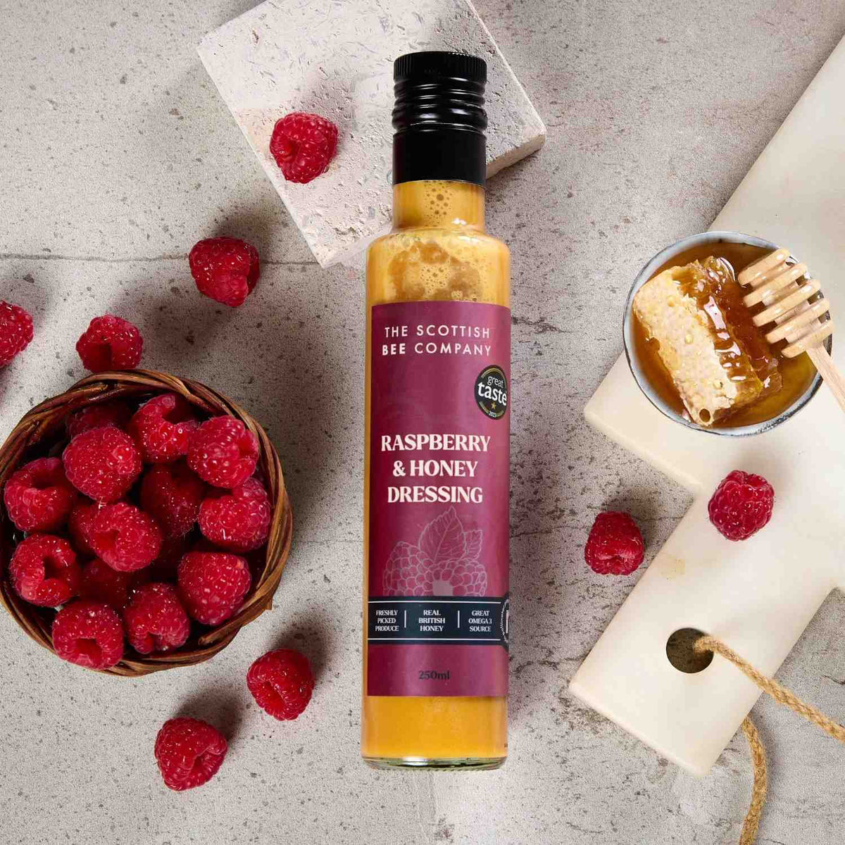 Scottish Bee Company Raspberry & Honey Dressing