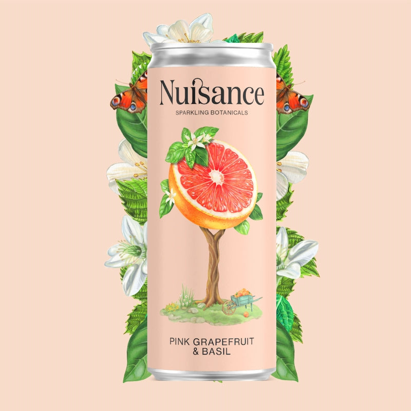 Nuisance Drinks - Pink Grapefruit &amp; Basil