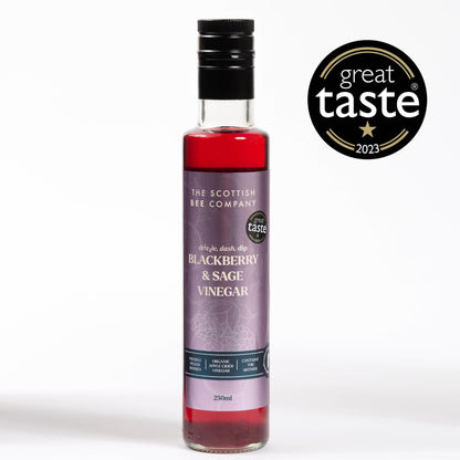 Apple Cider Vinegar Infused with Blackberries &amp; Sage