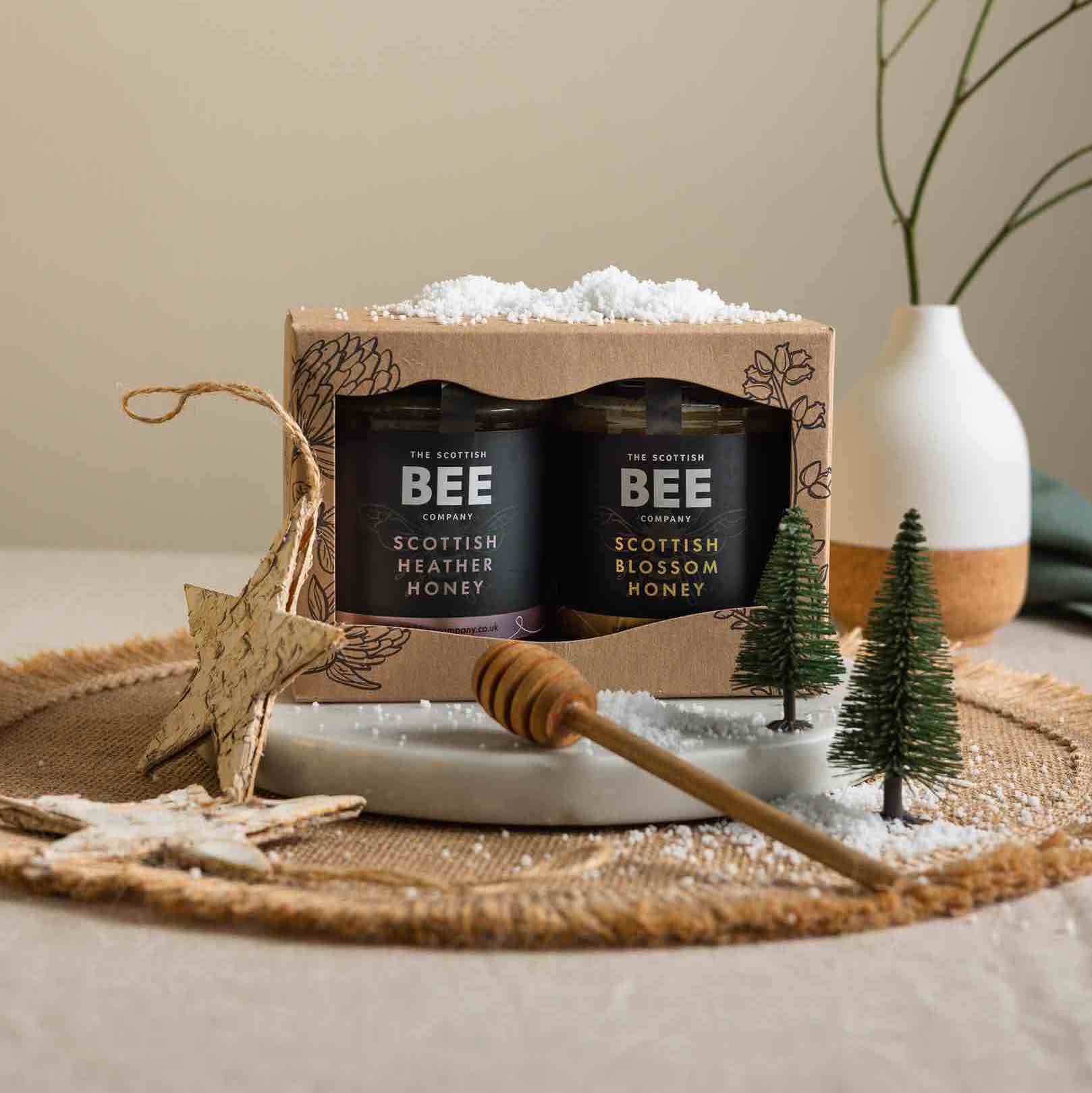 Pure Scottish Honey Duo Gift