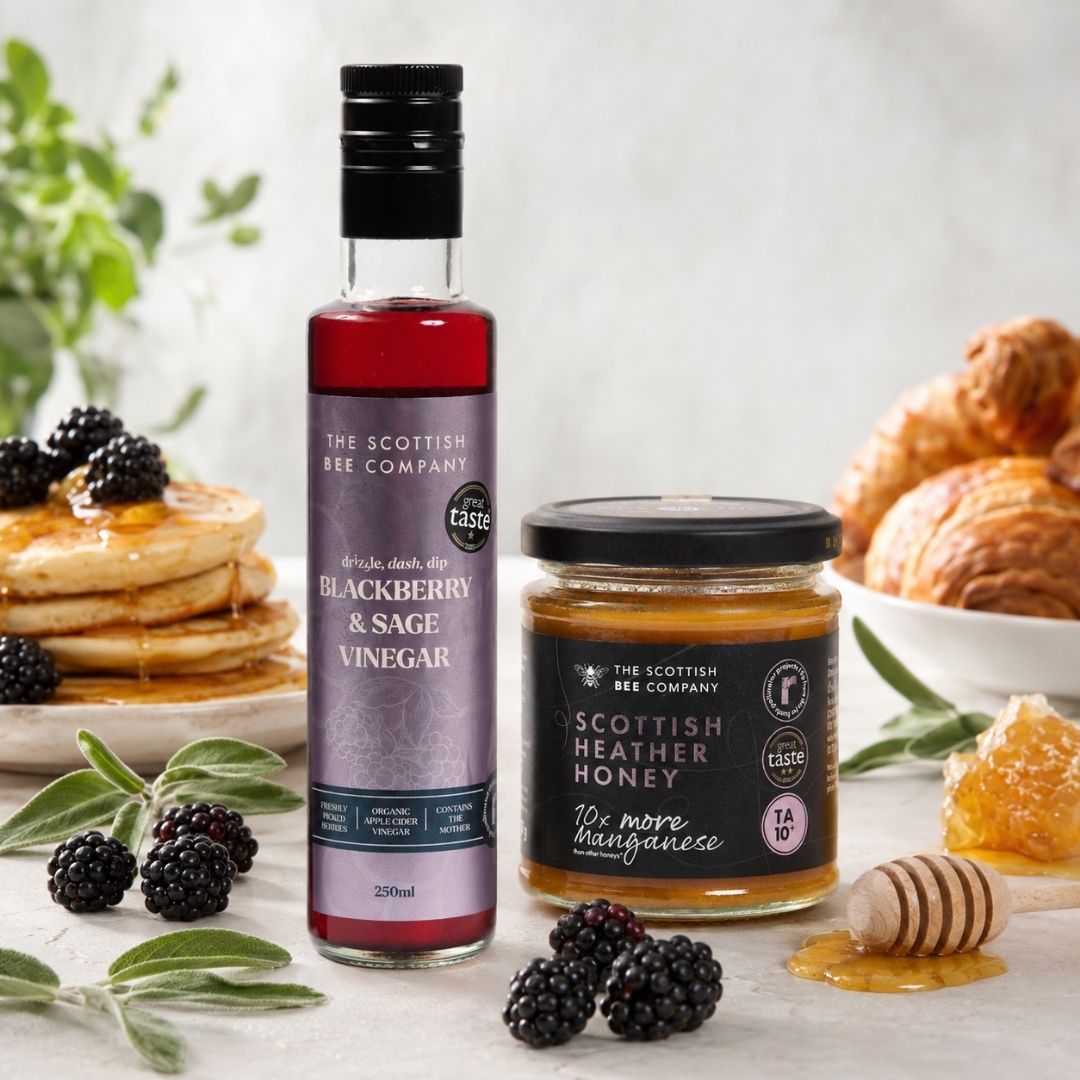 Heather Honey &amp; Blackberry Sage Vinegar Bundle