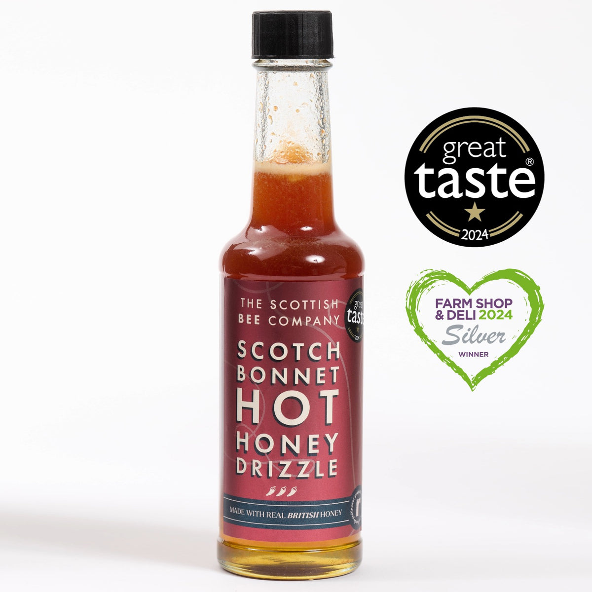 Scotch Bonnet Hot Honey Drizzle