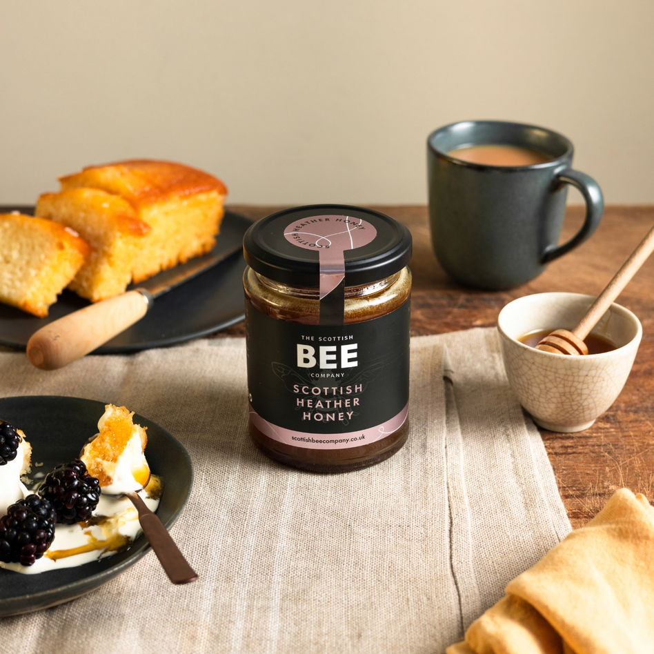 Scottish Heather Honey 340g – ScottishBeeCompany