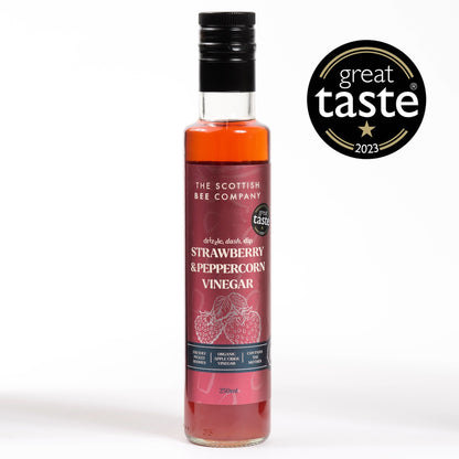 Scottish Bee Company Apple Cider Vinegar Infused with Strawberries &amp; Peppercorns